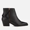 Hudson London Women's Larry Leather Heeled Ankle Boots - Black - Image 1