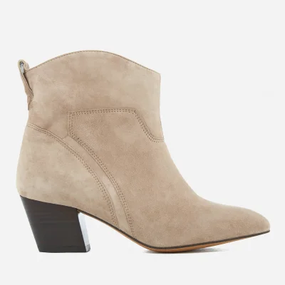 Hudson London Women's Karyn Suede Heeled Ankle Boots - Taupe