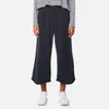 T by Alexander Wang Women's Pull On Wide Leg Cropped Pants - Navy - Image 1