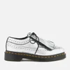 Dr. Martens Women's 3989 Metallic Leather Brogues - Silver - Image 1