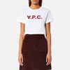 A.P.C. Women's Logo T-Shirt - Blanc - Image 1