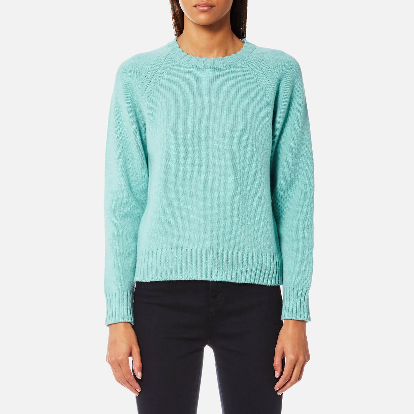A.P.C. Women's Stirling Jumper - Turquoise Image 1