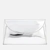 Diane von Furstenberg Women's Metallic Evening Clutch Bag - Silver - Image 1