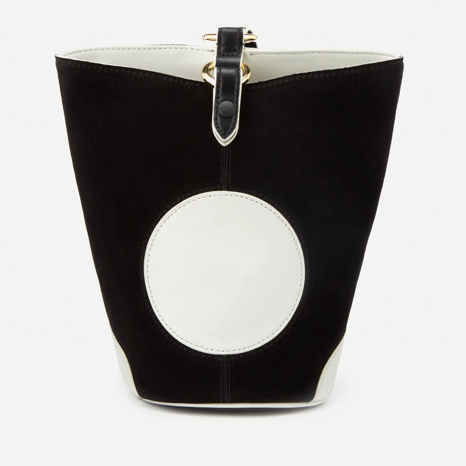 Diane von Furstenberg Women's Mini Steamer Bag - Black/Ivory Image 1
