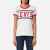 Levi's Women's Perfect Ringer T-Shirt - Sport Marshmallow - Image 1