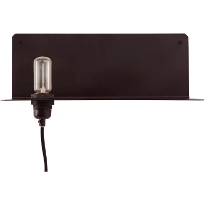 Frama 90° Wall Lamp and Shelf - Black