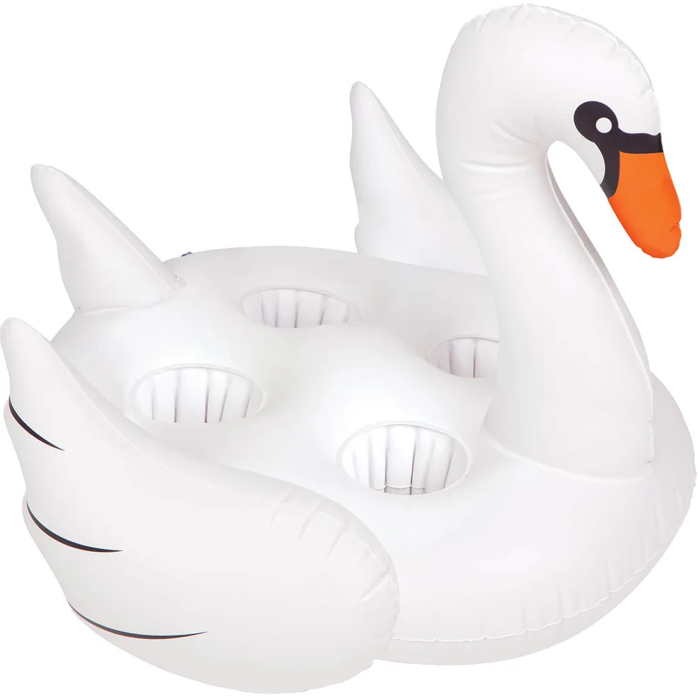 Sunnylife Inflatable Drink Holder - Swan Image 1