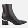 Alexander Wang Women's Jude Leather Heeled Ankle Boots - Black - Image 1
