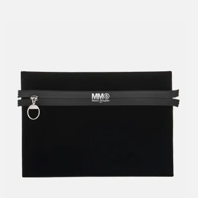 MM6 Maison Margiela Women's Velvet Clutch Bag - Black