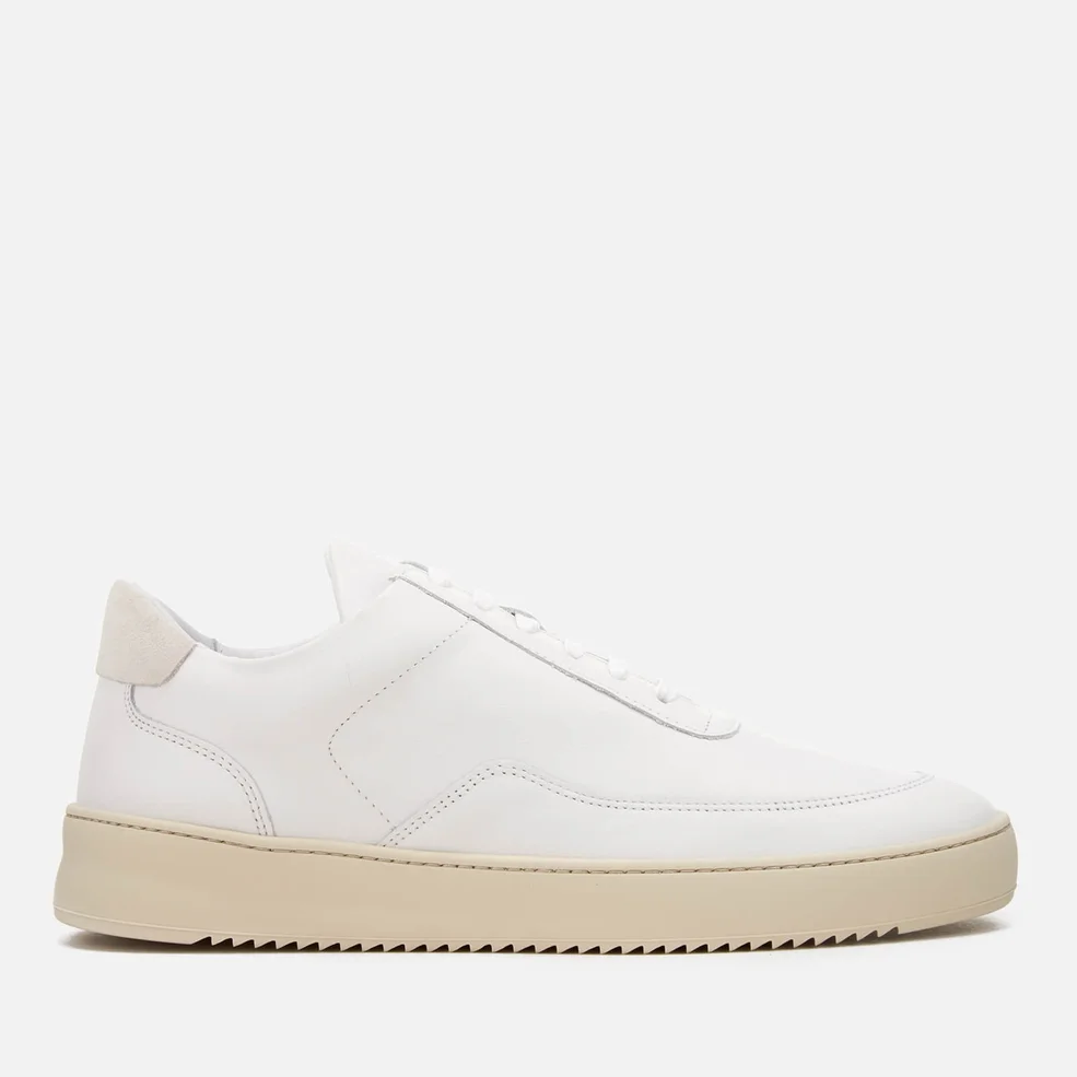 Filling Pieces Men's Mondo Ripple Low Top Trainers - White/Off White Image 1