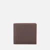 Barbour Men's Grain Leather Billfold Wallet - Dark Brown - Image 1
