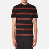 McQ Alexander McQueen Men's Multi Stripe Short Sleeve T-Shirt - Darkest Black - Image 1