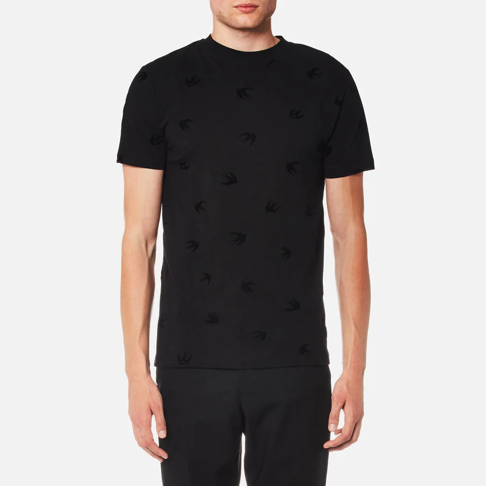 McQ Alexander McQueen Men's Swallow T-Shirt - Darkest Black Image 1