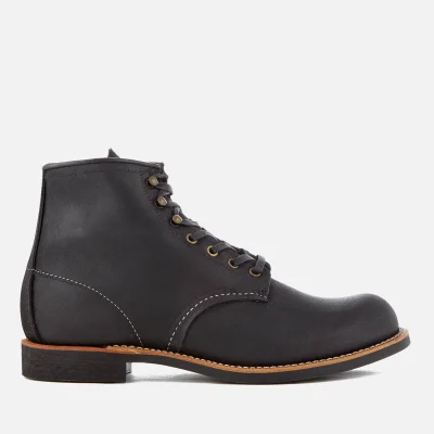 Red Wing Men's Blacksmith 6 Inch Leather Lace Up Boots - Black
