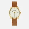 Nixon Women's The Bullet Leather Watch - Gold/Saddle - Image 1