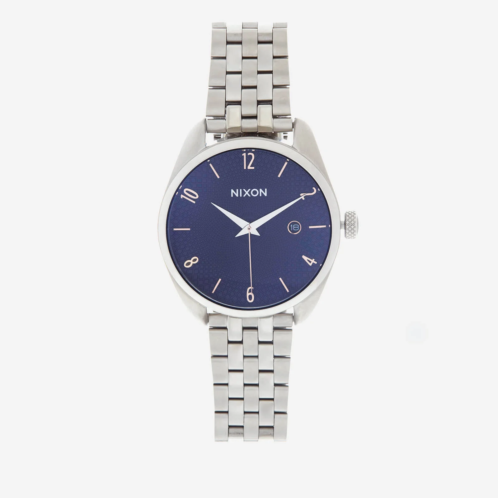 Nixon Women's The Bullet Watch - Silver/Navy/Rose Gold Image 1