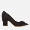 Rupert Sanderson Women's Pierrot Suede Heeled Court Shoes - Black - Image 1