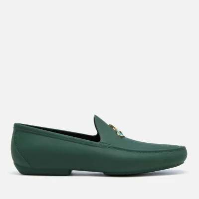 Vivienne Westwood MAN Men's Orb Moccasin Shoes - Dark Green