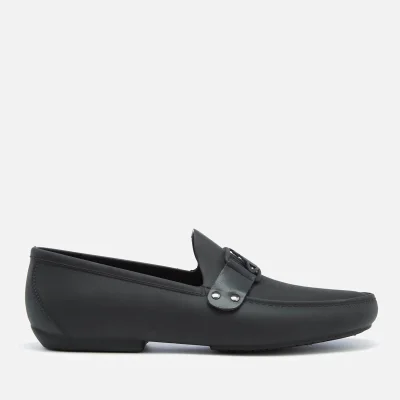 Vivienne Westwood MAN Men's Frame Orb Moccasin Shoes - Black