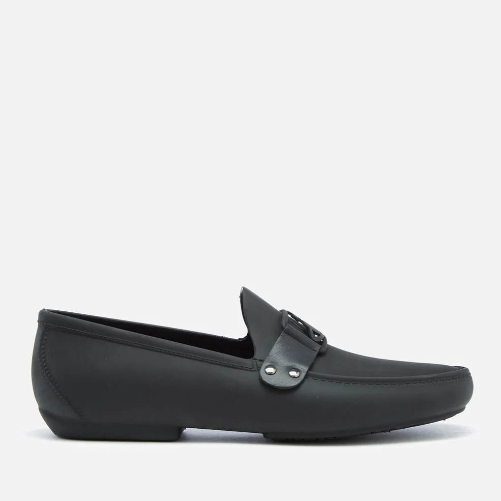 Vivienne Westwood MAN Men's Frame Orb Moccasin Shoes - Black Image 1