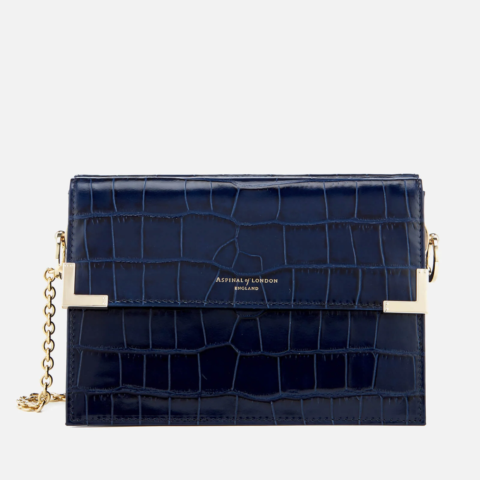 Aspinal of London Women's Chelsea Bag - Navy Image 1