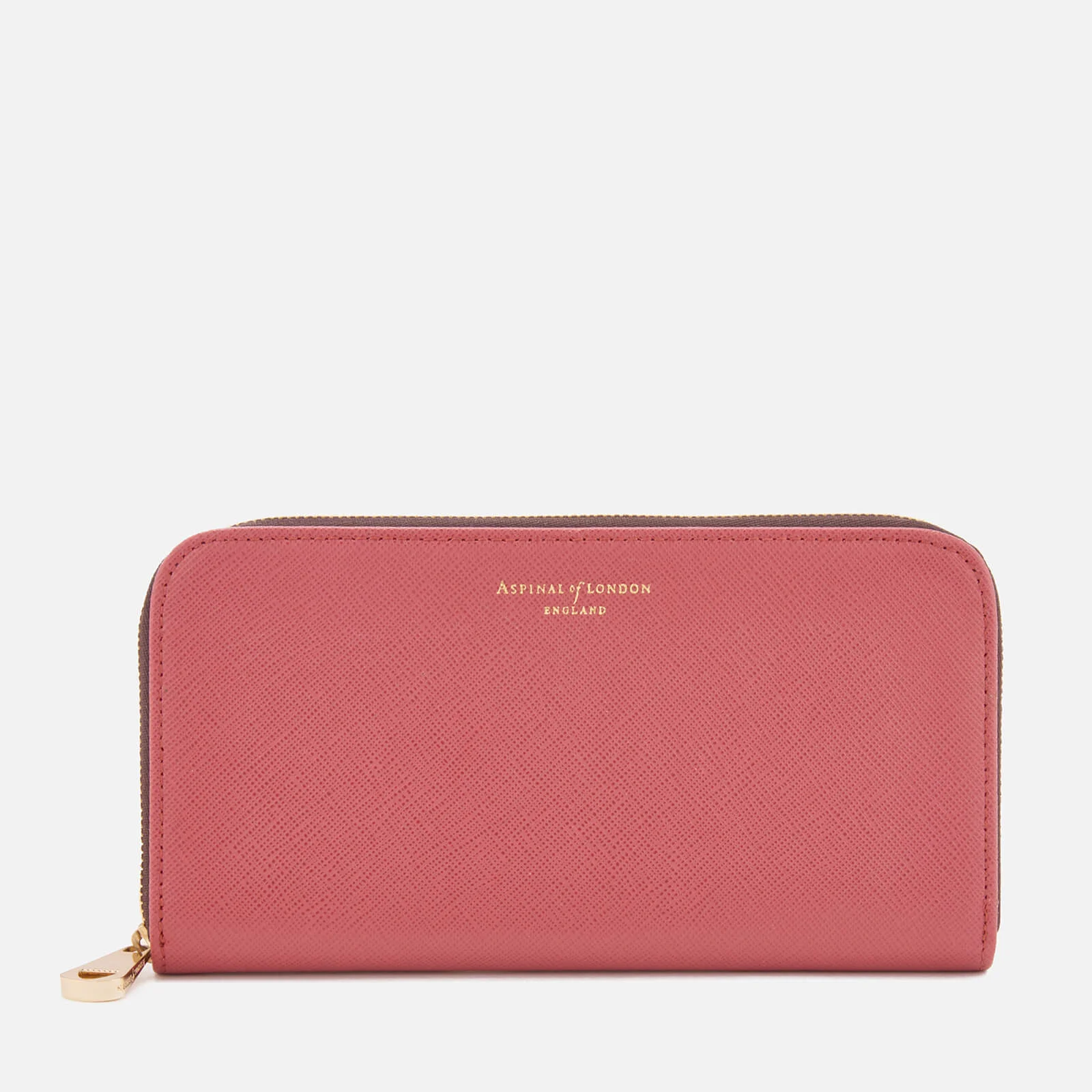 Aspinal of London Women's Continental Clutch Wallet - Blusher Image 1