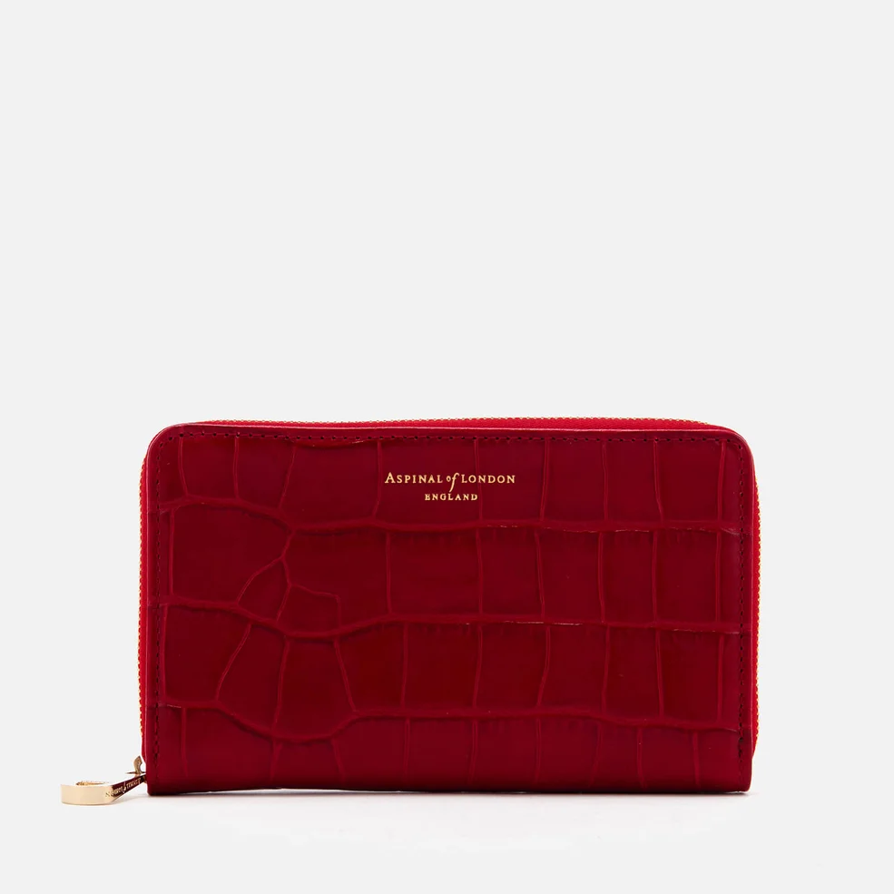 Aspinal of London Women's Continental Midi Purse - Red Image 1