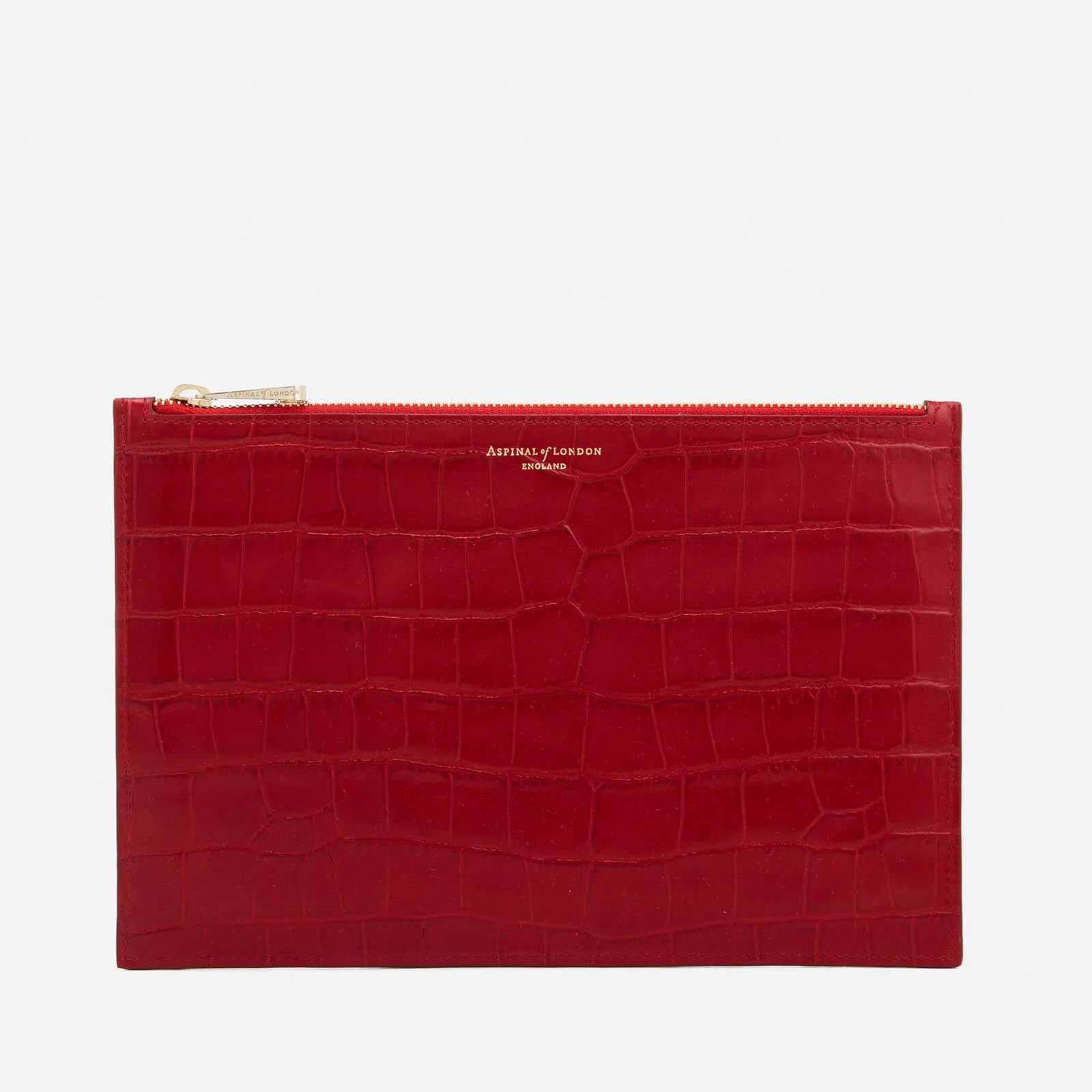 Aspinal of London Women's Essential Large Pouch Bag - Red Image 1