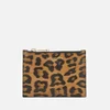 Aspinal of London Women's Essential Small Pouch Bag - Leopard/Black - Image 1