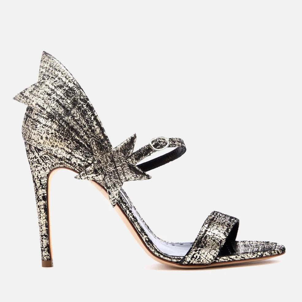 Rupert Sanderson Women's Starfire Heeled Sandals - Platinum Tweed Laminate Image 1