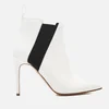 Rupert Sanderson Women's Critic Patent Heeled Shoe Boots - White - Image 1