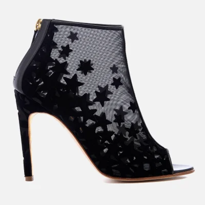 Rupert Sanderson Women's Nebula Star Mesh Heeled Shoe Boots - Black