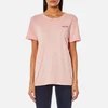 Maison Scotch Women's Garment Dyed T-Shirt with Chest Embroidery - Gaucho Rouge - Image 1