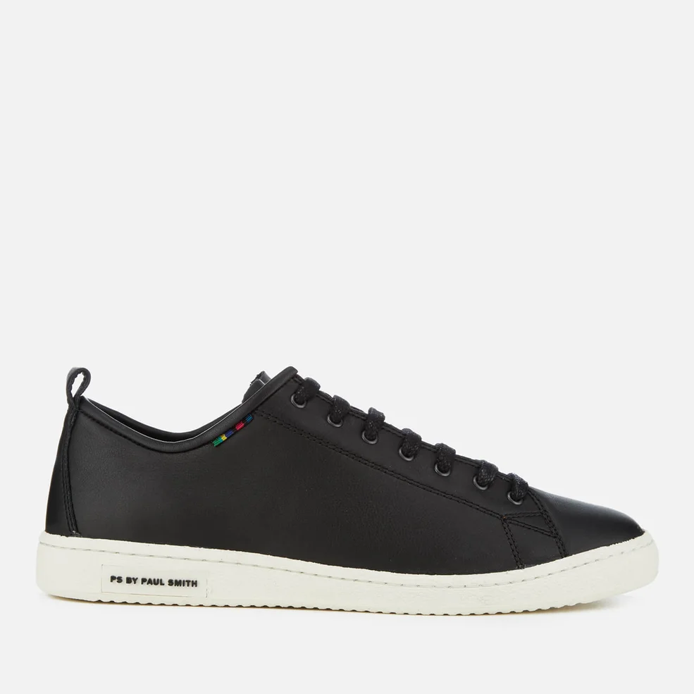 PS by Paul Smith Men's Miyata Leather Trainers - Black Image 1