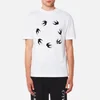 McQ Alexander McQueen Men's Swallow Circle Print T-Shirt - Optic White - Image 1