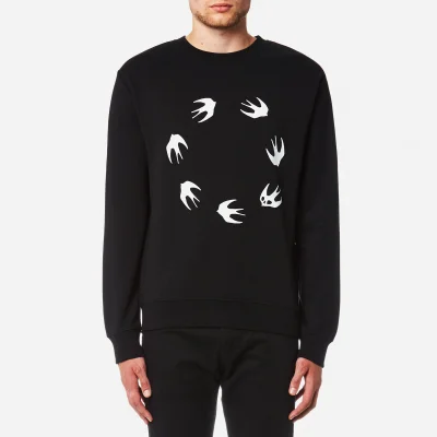 McQ Alexander McQueen Men's Swallow Circle Sweatshirt - Darkest Black