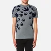 McQ Alexander McQueen Men's Swallow Swarm Pigment T-Shirt - Stone Melange - Image 1