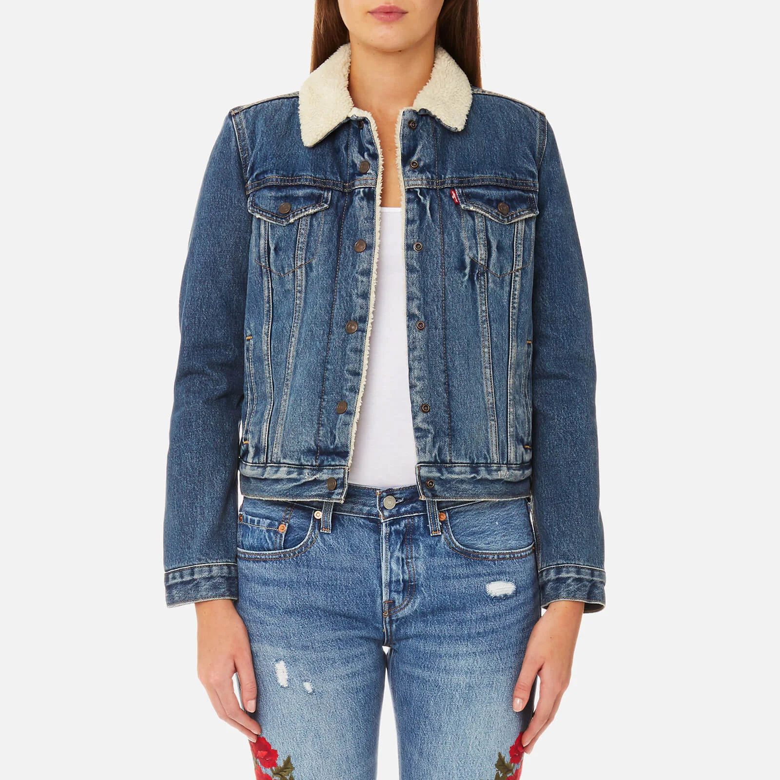 Levi's Women's Original Sherpa Trucker Jacket - Extremely Loveable Image 1