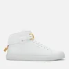 Buscemi Men's 100MM Buckle High Top Trainers - White/White - Image 1