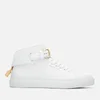 Buscemi Women's 100MM Buckle Hi-Top Trainers - White/White - Image 1