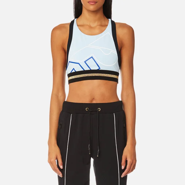 P.E Nation Women's The Volley Crop Top - Pale Blue
