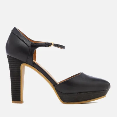 See By Chloé Women's Leather Platform Heeled Sandals - Nero