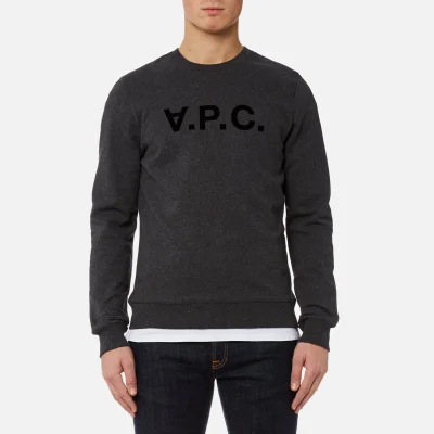 A.P.C. Men's VPC Sweatshirt - Anthracite Chine
