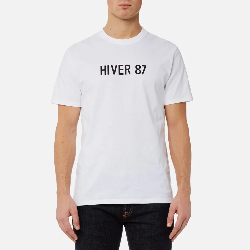 A.P.C. Men's Hiver 87 T-Shirt - Blanc Image 1
