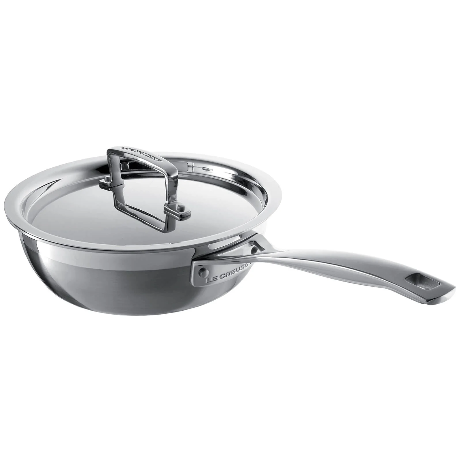 Le Creuset 3-Ply Stainless Steel Chef's Pan - 20cm Image 1