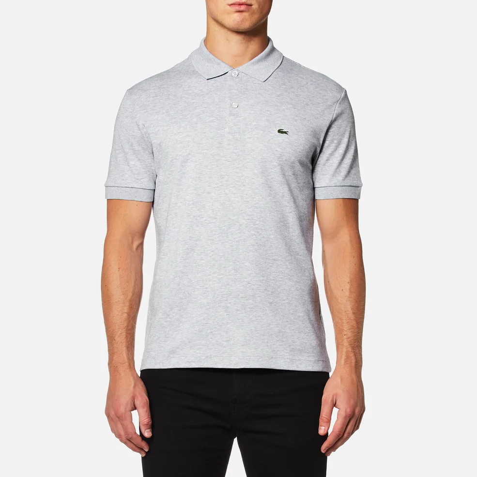 Lacoste Men's Polo Shirt - Silver Chine Image 1