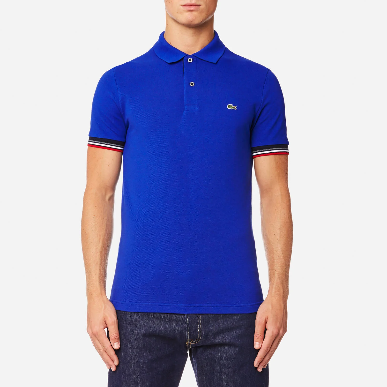 Lacoste Men's Tipped Sleeve Polo Shirt - Steamer Image 1