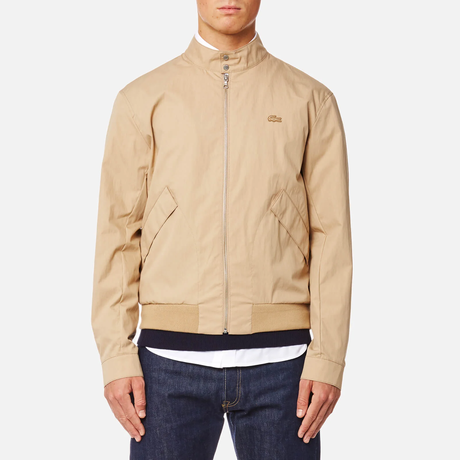 Lacoste Men's Zipped Blouson Jacket - Macaroon Image 1