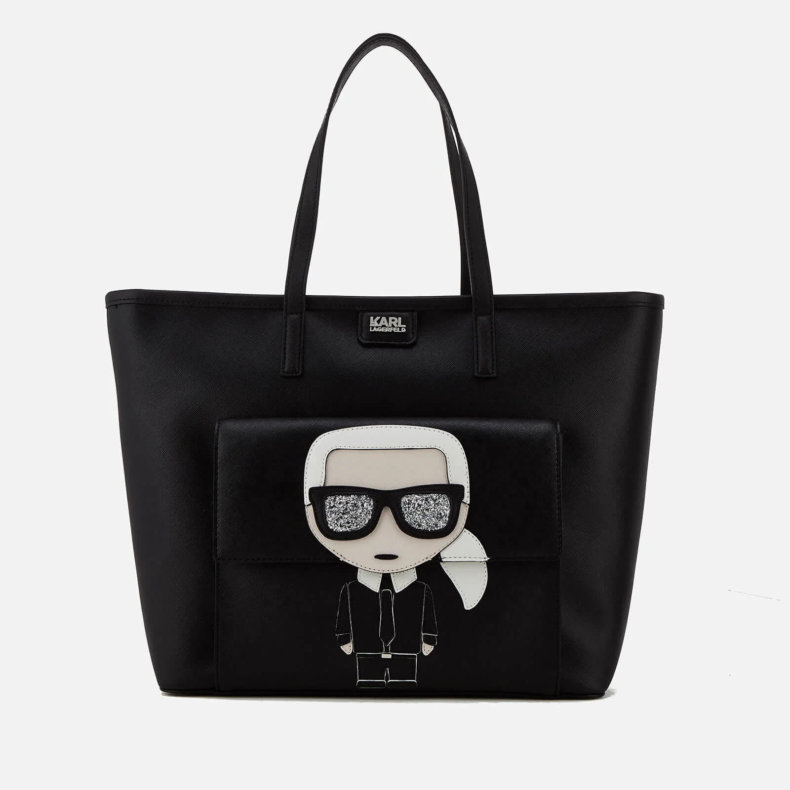 Karl Lagerfeld Women's K/Ikonik Shopper Bag - Black Image 1