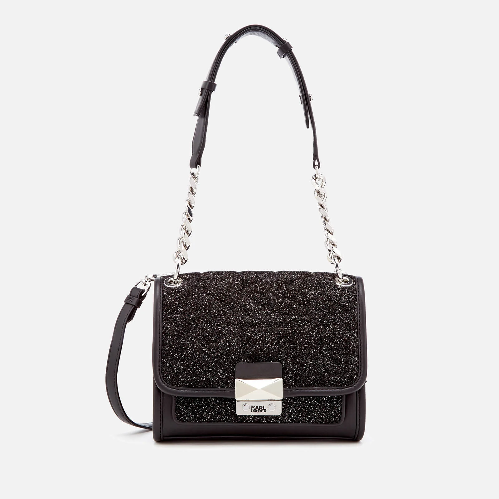 Karl Lagerfeld Women's K/Kuilted Caviar Mini Handbag - Multi Image 1